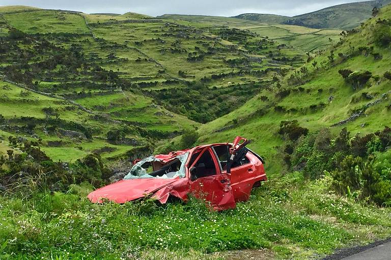 Auto-Unfall-Verkehr